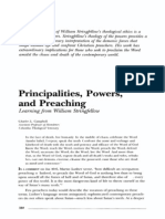 Principalities Powers and Preaching-On Stringfellow