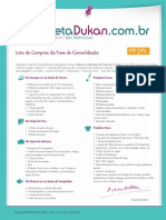 Dukan - Lista de Compra Consolidac - A - o