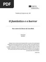 O Fantástico e o Horror nos contos de Álvaro Carvalhal