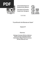 BCT II - Reporte de Determinacion de Glucosa en Sangre