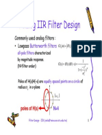 Filter Design IIR