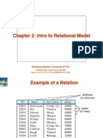 Chapter 2: Intro To Relational Model: Database System Concepts, 6 Ed