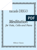 Drigo - Meditation For Viola Cello and Piano