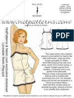 HP Fabric - Com Loveable Retro Playsuit