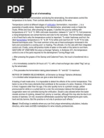 Temperature control, the art of winemaking