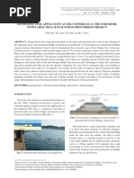 Cho, S.M. Et Al. (2008) - Geotextile Tube Application as the Cofferdam at the Foreshore With Large Tidal Range for Incheon Bridge Project