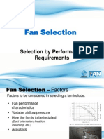 Fan selection factors and curves