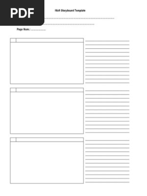 StoryBoard Formatos