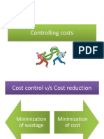 Cost Control