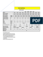 Technical Specifications: CFU-CFC, 50Hz, R22