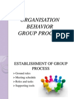 Organisation Behavior Group Process