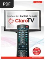 Control Remoto Claro TV