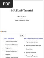 MATLAB Tutorial: MATLAB Basics & Signal Processing Toolbox