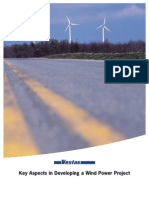 Key Aspects in Developing A Wind Power Project