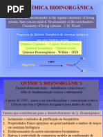 QUÍMICA BIOINORGÂNICA