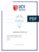 English: Language Center Ucv