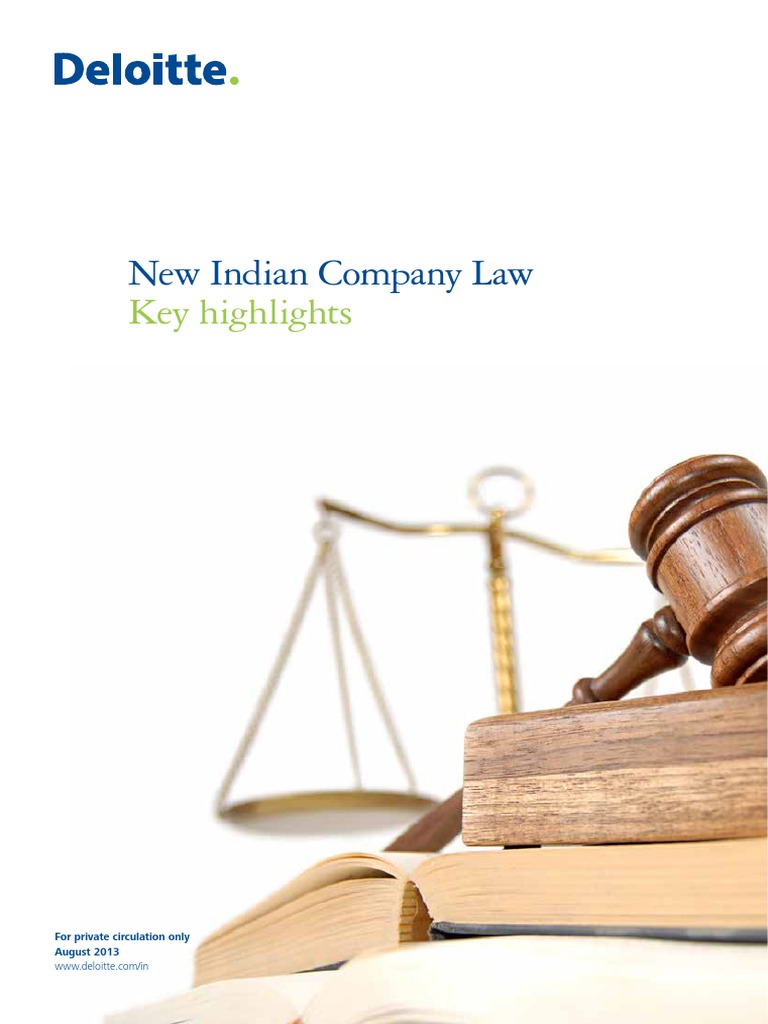 Deloitte Flyer Highlights Companies Bills2013 | PDF