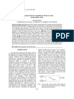 Development of Fuzzy Controller For Water Level in Stream Boiler Tank