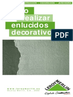 Comó Realizar Enlucidos Decorativos