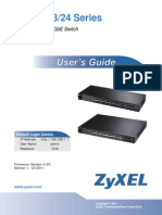 Zyxel GS2200-24P Manual