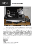 Download Gold Recovery by Anoop Chetia SN187203544 doc pdf