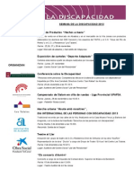 Difusion Semana de La Discapacidad 2013 - Talaies