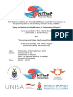 Gauteng Seminar 2 (Announcement)