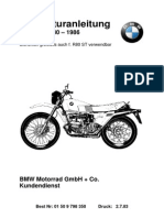 BMW R80 G-S - Monolever - D Reparaturanleitung
