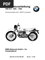 BMW R80 G-S - Monolever - D Reparaturanleitung