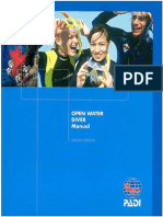 PADI OPEN WATER DIVER MANUAL EN ESPAÑOL