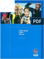 Padi Open Water Diver Manual en Español