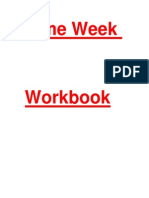 Game Week Workbook