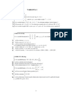 variante bac matematica 2009