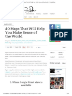 40 Maps That Will Help You Make Sense of the World «TwistedSifter