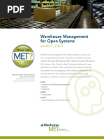 Manh Met Warehouse Management Open System Training en Us