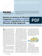 Article Bombas en Sistemas de Filtracioacuten de Flujo Tangencial