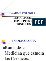 02 Farmacología Definiciones