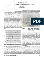 100 Years of Geothermal Power Production