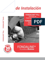 Guías instalación membranas impermeabilización FONDALINE® Plus y FONDALINE® Drain