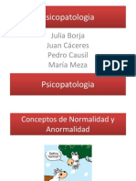 Psicopatologia Normal Anormal