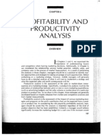 Productivity and Profitability Analysis