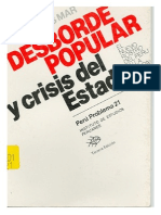 MATOS MAR, José. Desborde popular y crisis del Estado