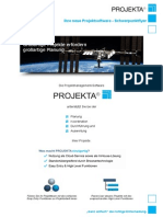 PROJEKTA Schwerpunktflyer