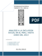 Analisis A La Inclusion Social en El Peru (Terminado)