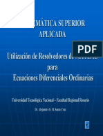 Resolvedores Edos Matlab Msa