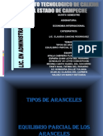 Diapositiva de Aranceles