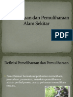 Pemeliharaan Dan Pemuliharaan