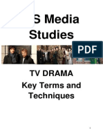 AS Media Studies: TV Drama Key Terms and Techniques