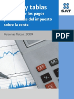 Tablas y tarifas 2009.ISR PF