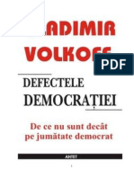 "Defectele Democratiei" de Vladimir Volkoff